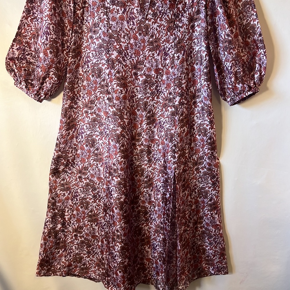 J.Crew Sweetheart Long-Sleeve Midi Dress in Fête Floral - Picture 14 of 15